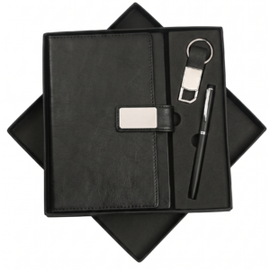 BO-03 Textured Fabric Diary, Pen & Keychain Set | MOQ 40