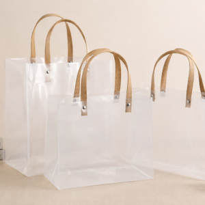 bulk jute handle pvc bag wholesale packaging