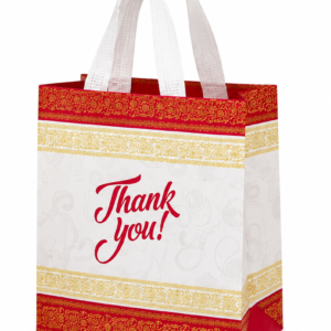 Red & White Thank You Gift Bag | Pack of 50