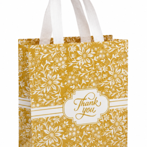 Gold Thank You Gift Bag | Pack of 50