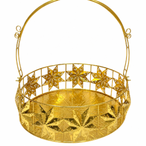 Gold Decorative Gift Basket