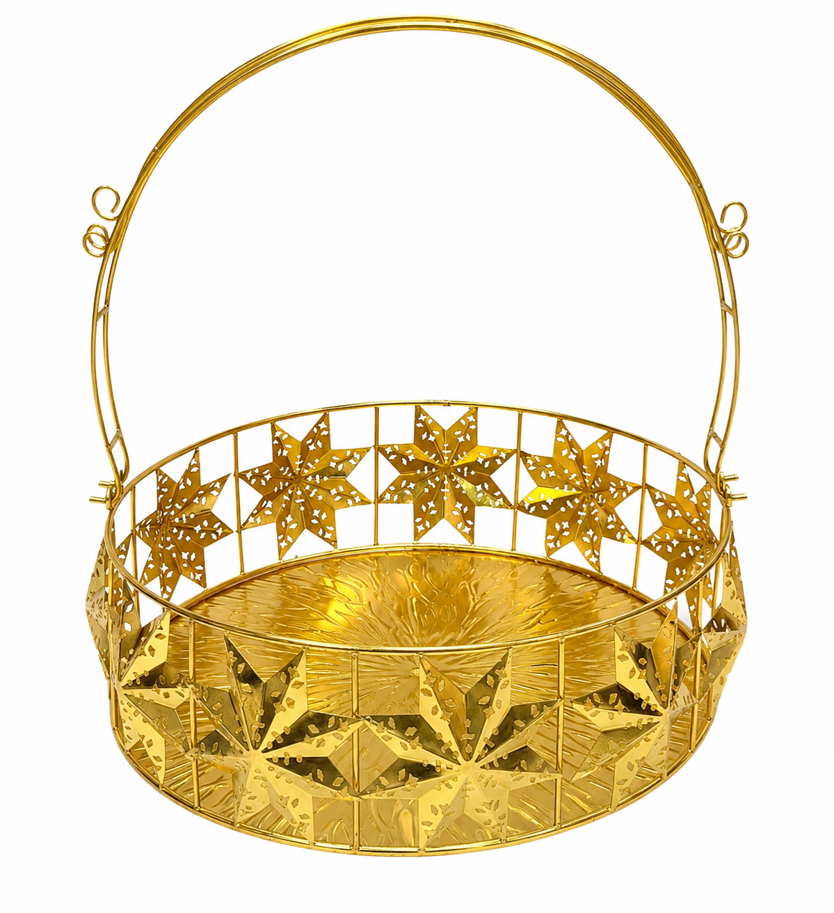 Gold Decorative Gift Basket