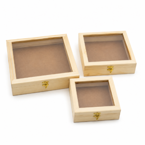 Handcrafted Pinewood Trays | Pack of 6