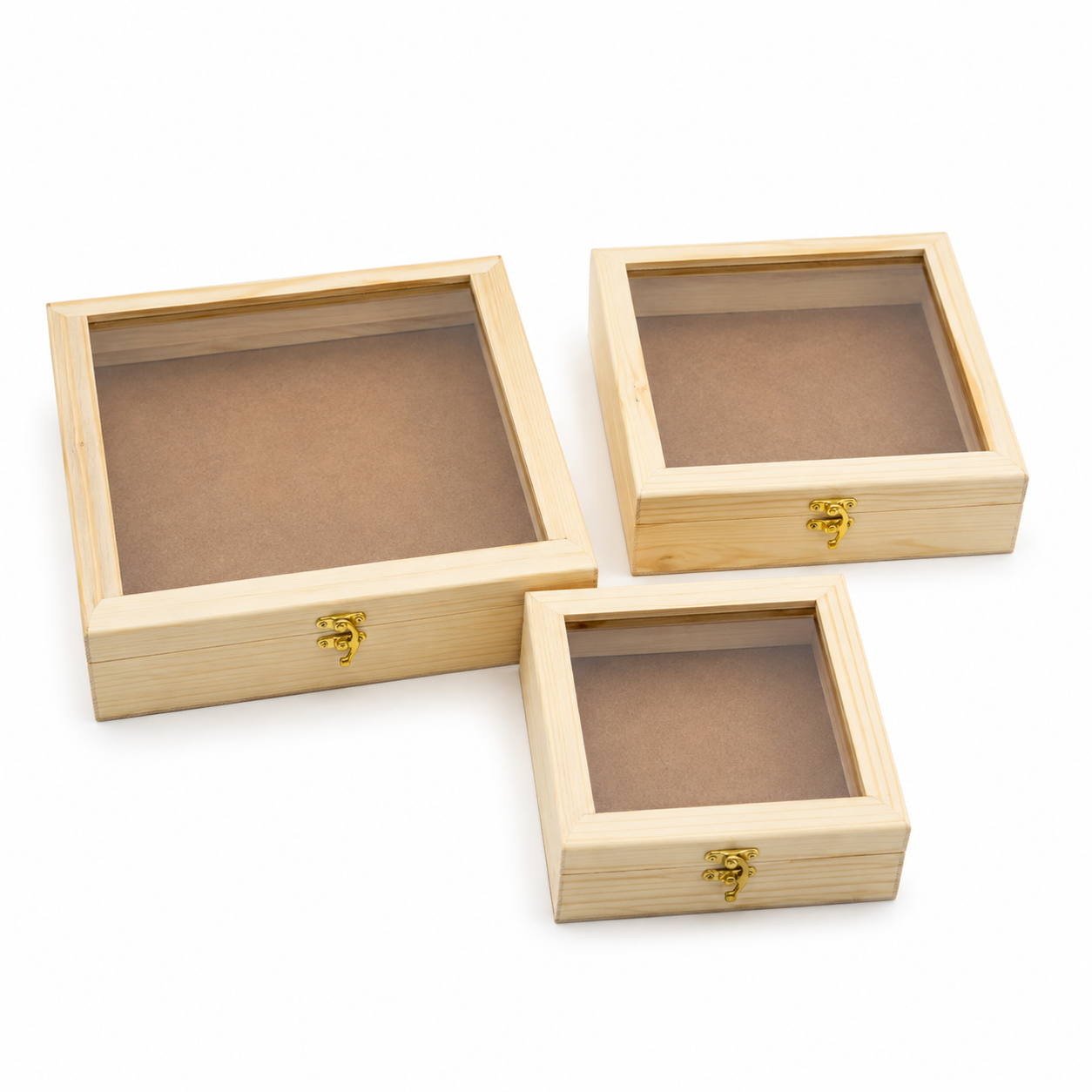 Handcrafted Pinewood Trays | Pack of 6