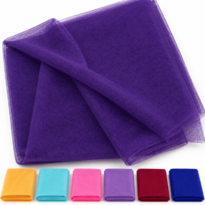 Plain Soft Tulle Net Fabric Platter Wrap - 10 Meters Pack of 5 (50 Meters)