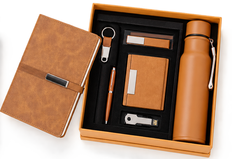 BDPKCP-02 6-in-1 Corporate VIP Gift Set with Pendrive | MOQ 10