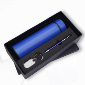 3-in-1 Bottle, Pen & Keychain Set corporate gift box