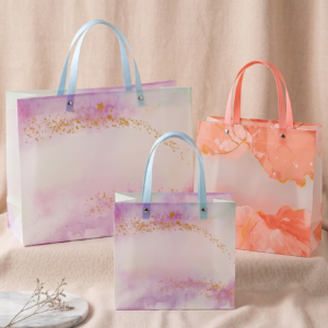 printed design multi colour bag pack of 12