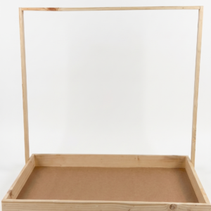 Tall-Frame Wooden Hamper Basket Tray 4 piece set for gourmet hampers and floral displays