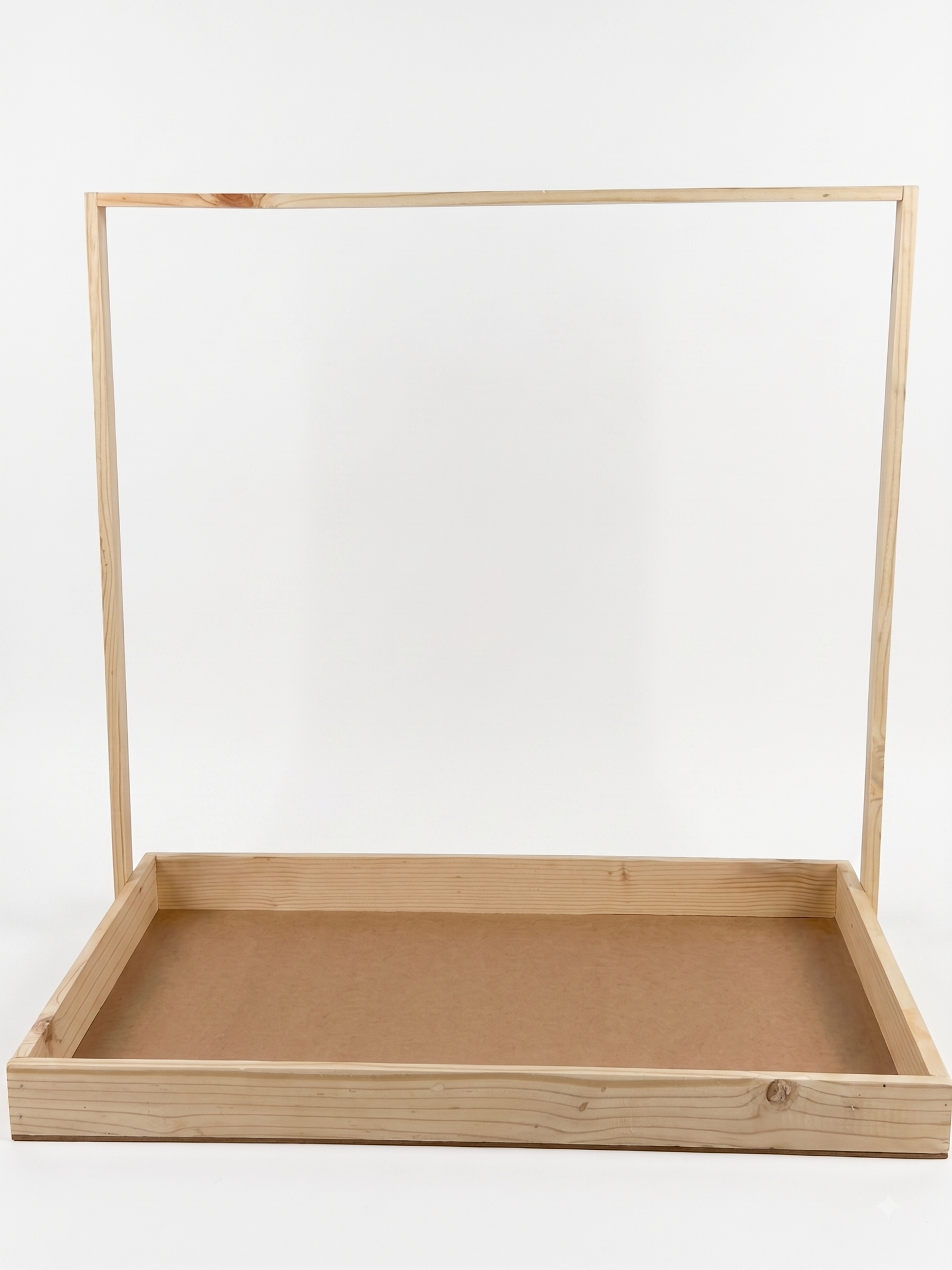 Tall-Frame Wooden Hamper Basket Tray 4 piece set for gourmet hampers and floral displays