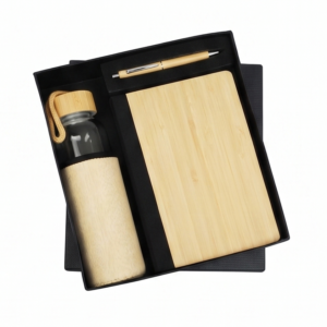 BDP-12 3-in-1 Sleek Bottle, Diary & Pen Set corporate gift box