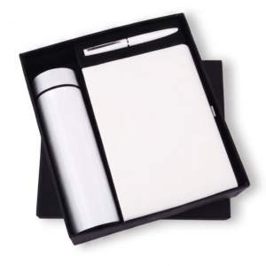 3-in-1 Bottle, Diary & Pen Gift Set corporate gift box
