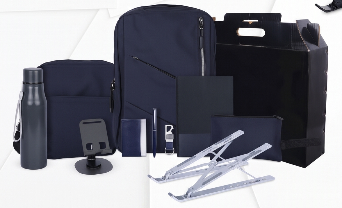 JK-03 Deluxe VIP Joining Kit presentation box with bottle diary pen and tech gadgets