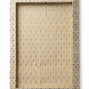 Velvet Trousseau Presentation Tray pack of 4 with silver lace and sequined border