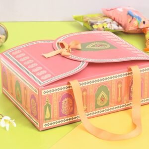 Hamper Box (Overlap Flap Pink) | Pack of 10
