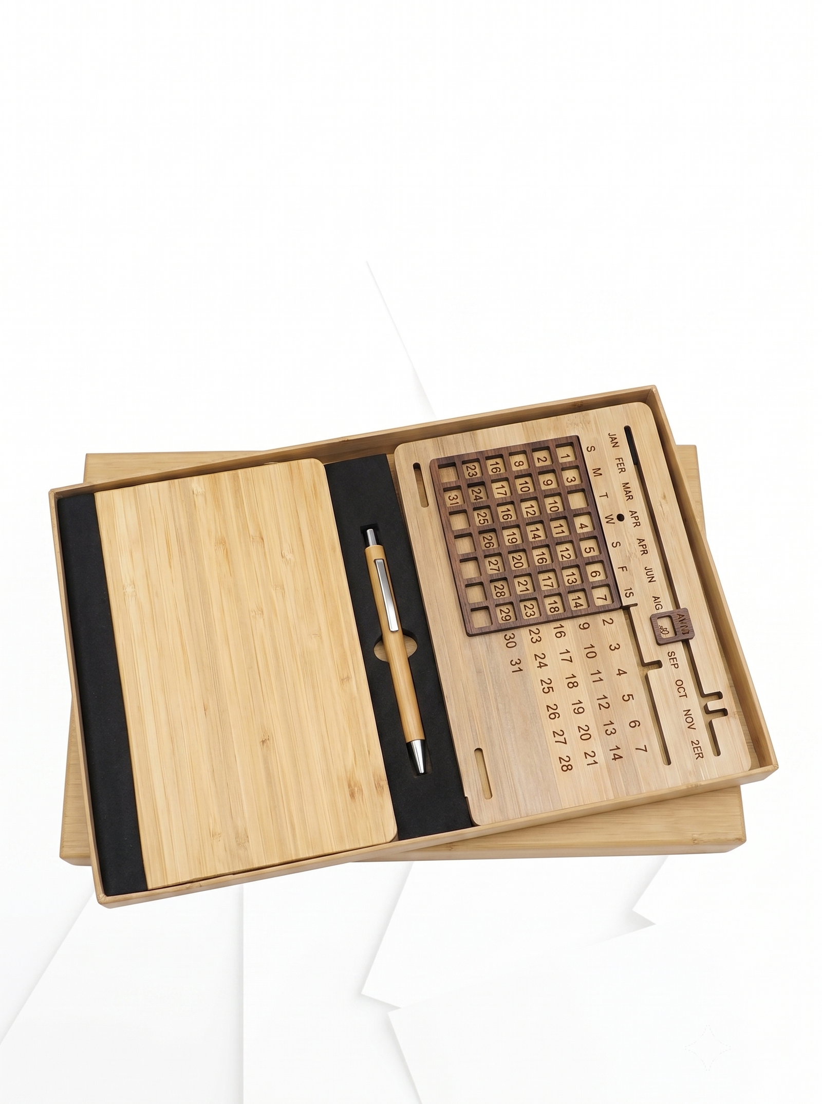 DCP-02 Wooden Perpetual Calendar Set