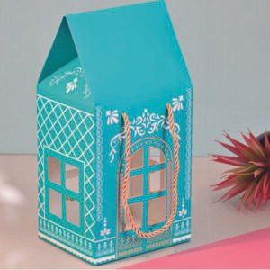 Hut Hamper Box (Green Mint) | Pack of 10 Pcs
