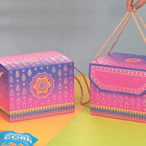 Hamper Box (Mandala Pink & Purple)