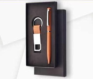Dual Pen and Keychain Gift Set corporate gift box