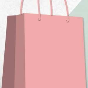 Small Gift Bag - Plain Solid Pink pack of 12 by Gift N Greet