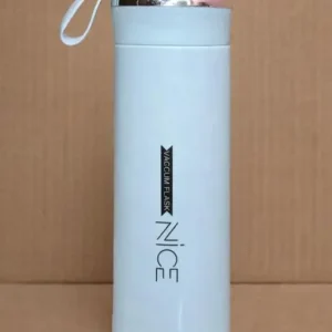 Minimalist 'NICE' Stainless Steel Insulated Water Bottle 500ml - Light Blue / White |80 pcs pack